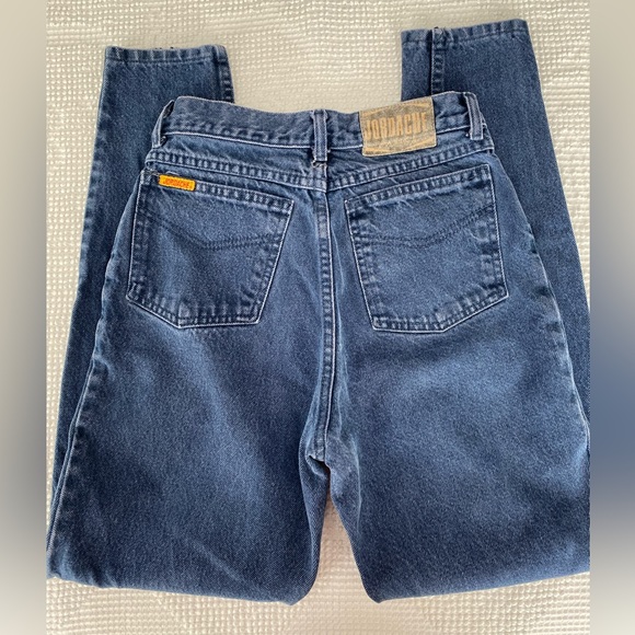 90’s Vintage Jordache High Rise Jeans with Zipper Bottom Hems - Picture 2 of 13